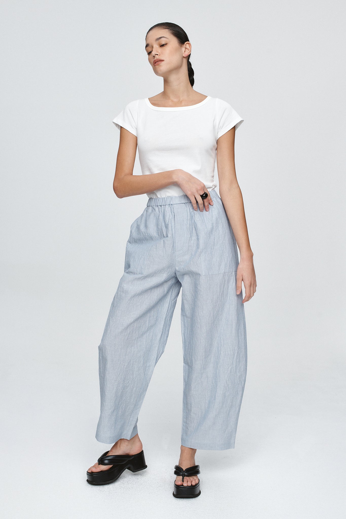 Marle | Ellidy Pant - Bleu Stripe