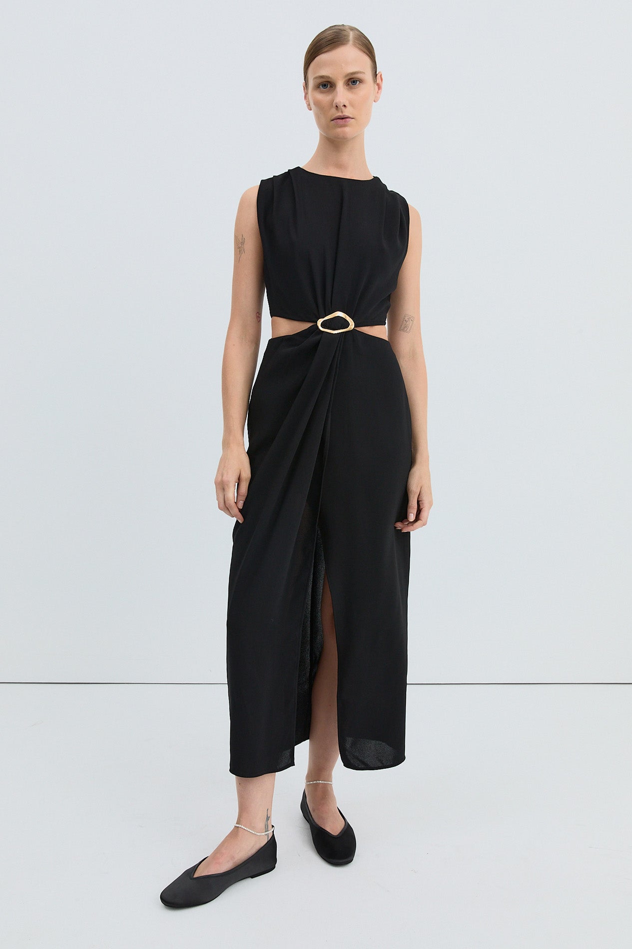 La Tribe | Emme Flat - Black Satin