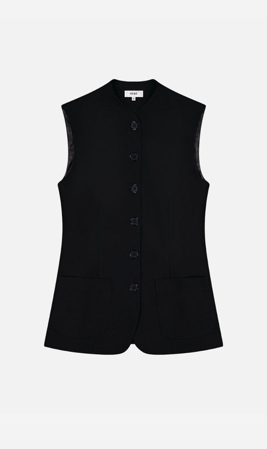 Rebe | Sloane Vest - Black