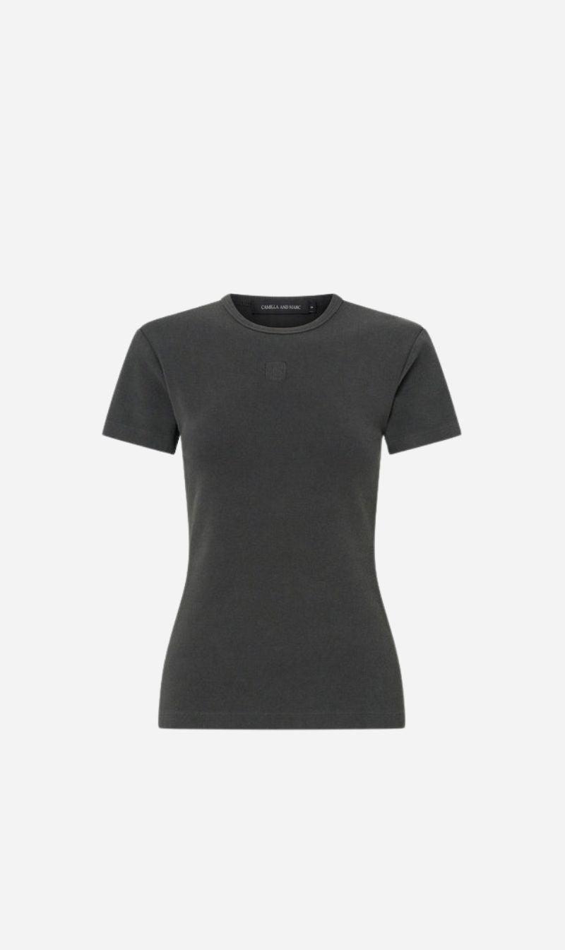 Camilla and Marc | Abel Fitted Tee - Chicago Grey