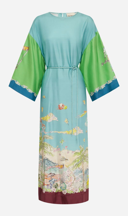 Alemais | Daria Silk Midi Dress