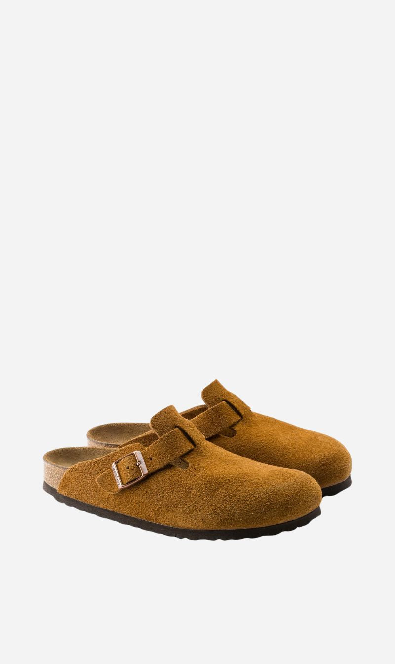 Birkenstock | Boston Soft Foot Bed Suede Reg - Mink