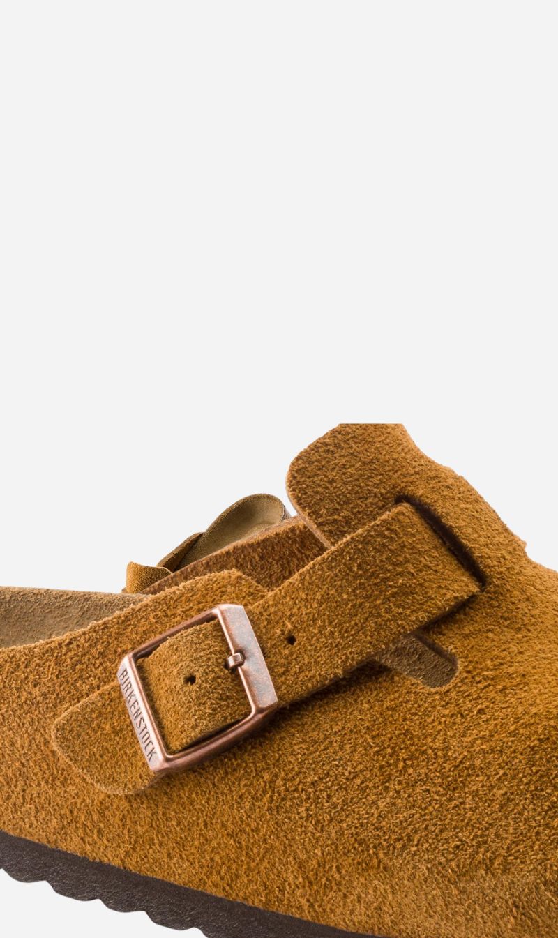 Birkenstock | Boston Soft Foot Bed Suede Reg - Mink