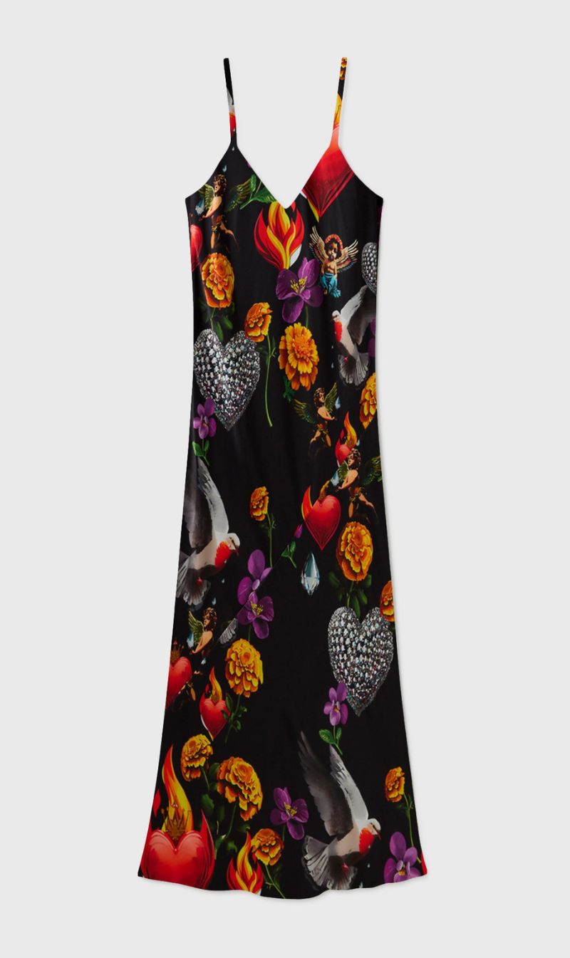 Silk Laundry | 90s Slip Dress - Dearly Beloved Black