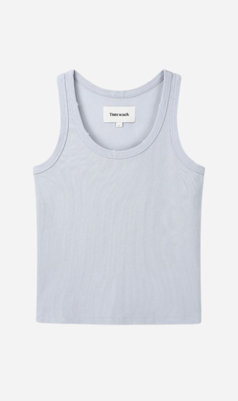 Tonywack | Ribbed Tank Top - Sky