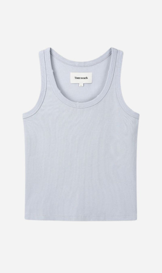 Tonywack | Ribbed Tank Top - Sky