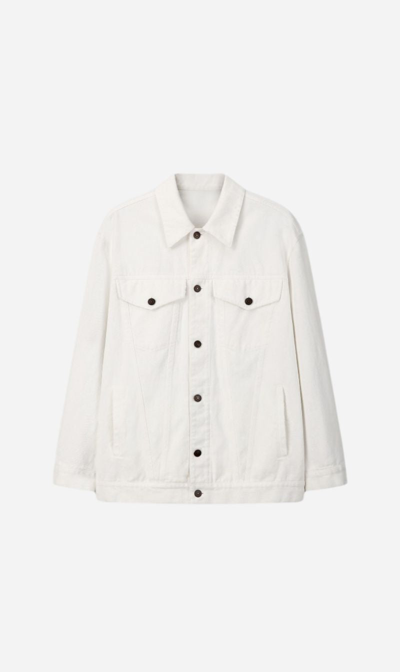 Tonywack | Oversized Denim Jacket - Ecru