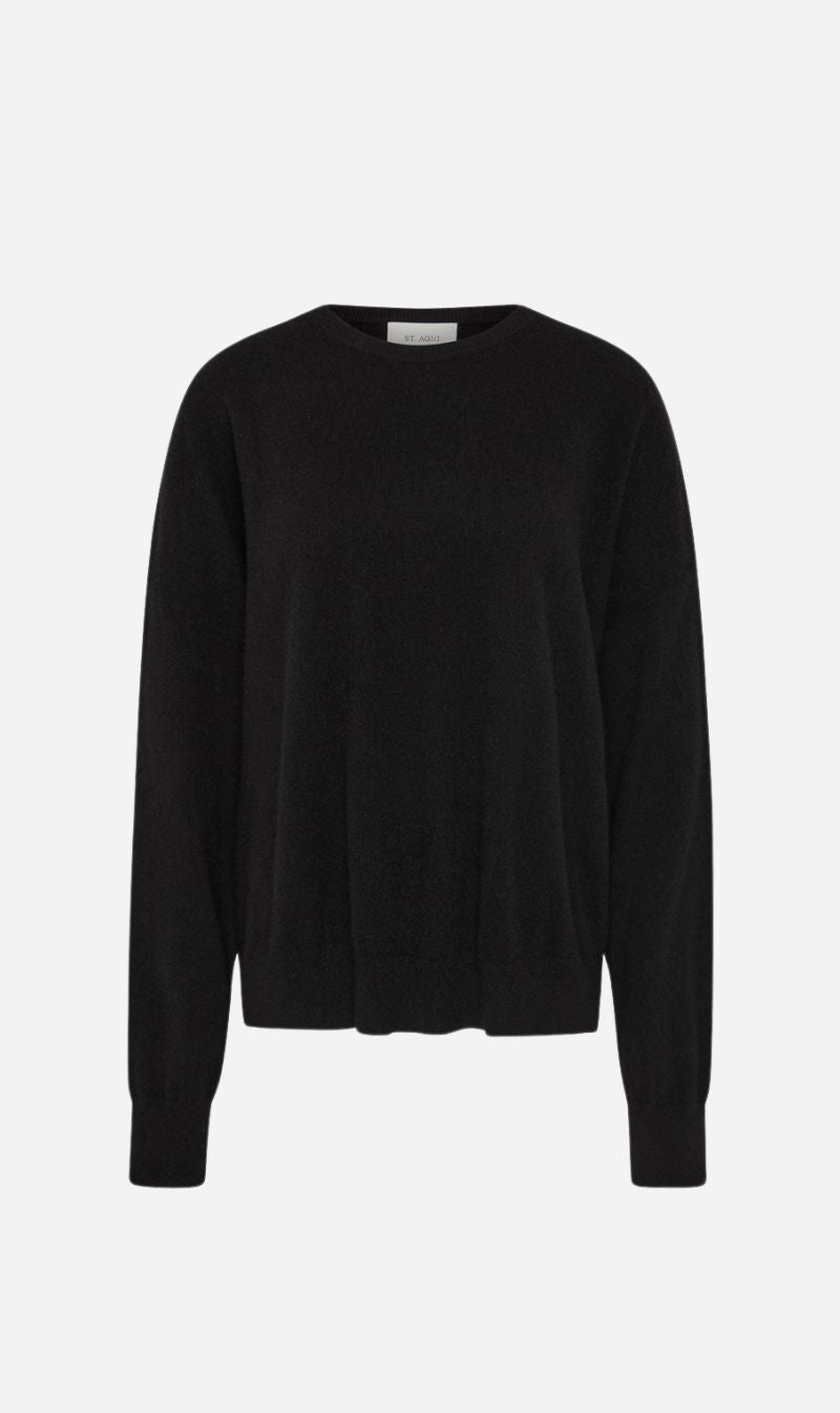 St Agni | Cashmere Sweater - Black