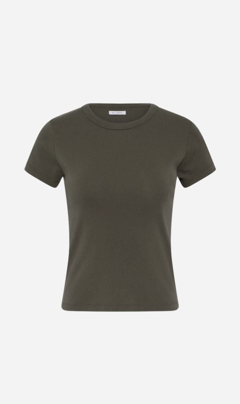 St Agni | Organic Cotton Baby Tee - Khaki