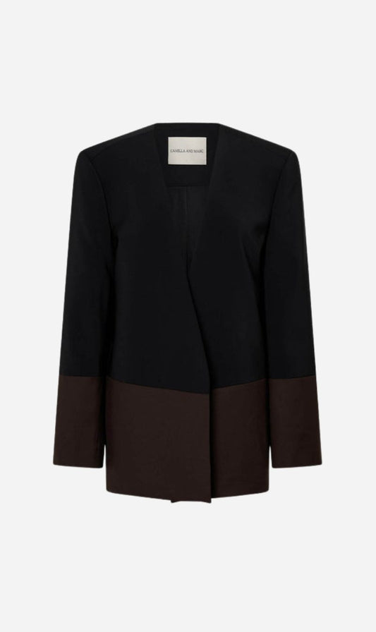 Camilla and Marc | Vault Blazer - Black/Chocolate