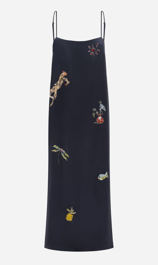 Alemais | Fontaine Slip Midi Dress