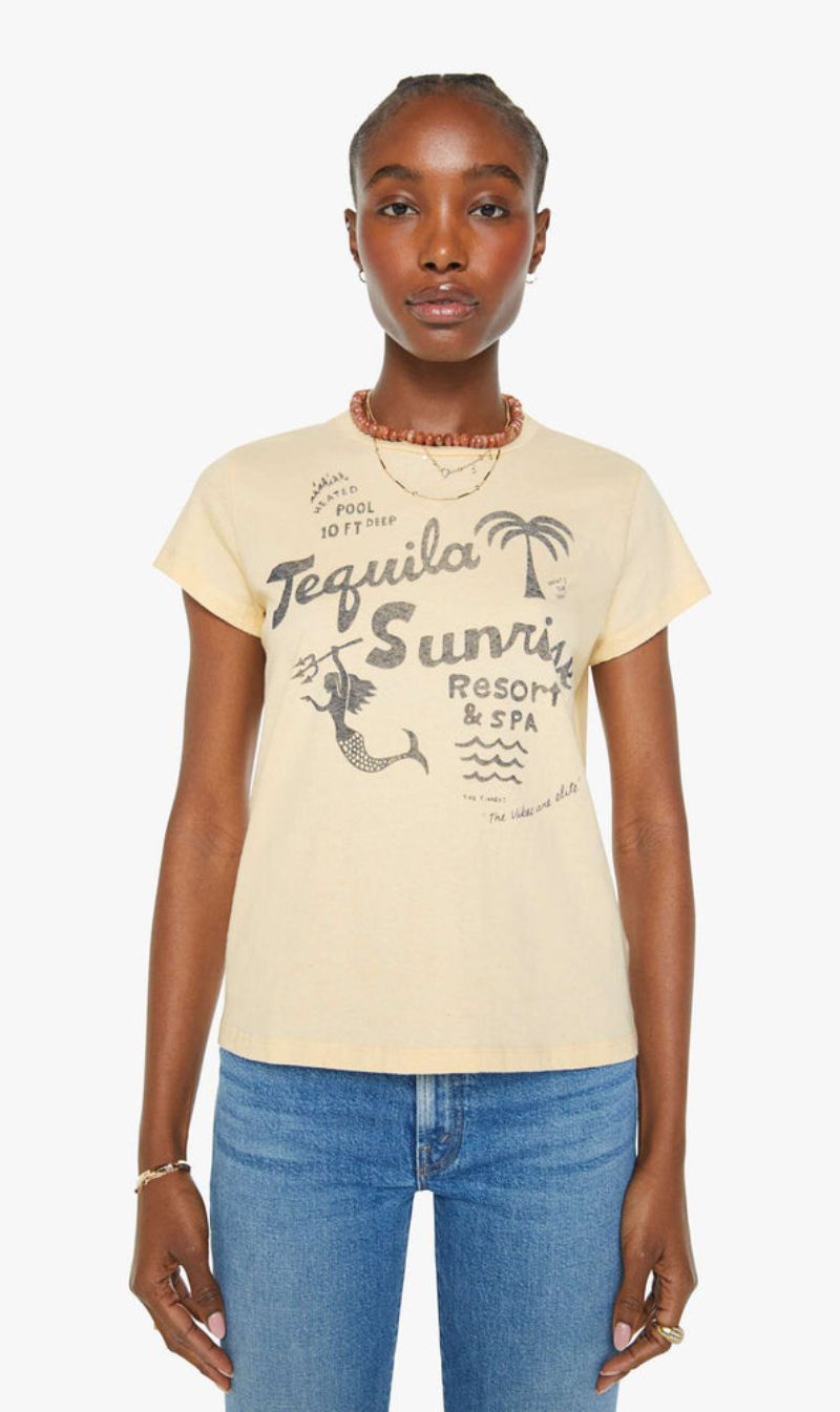 Mother Denim | The Boxy Goodie Goodie - Tequila Sunrise Resort