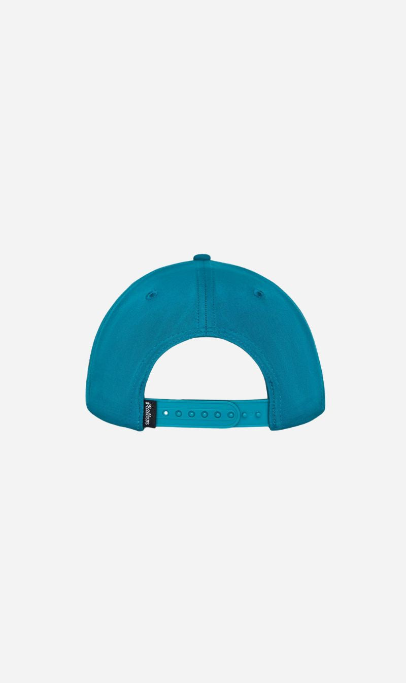 Malbon | Two Man Scramble Nylon Rope Hat - Blue Green
