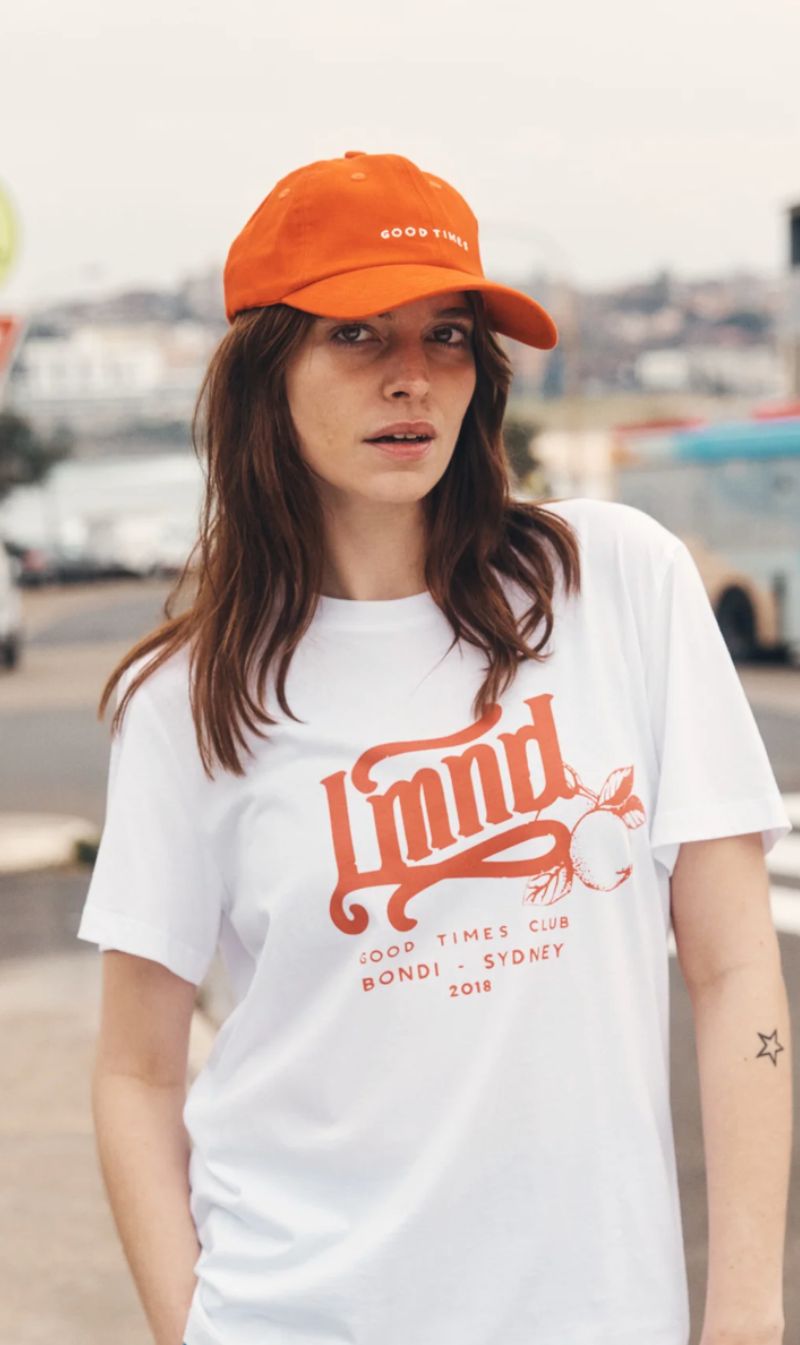 LMND | Good Times T.Shirt - White/Grenadine