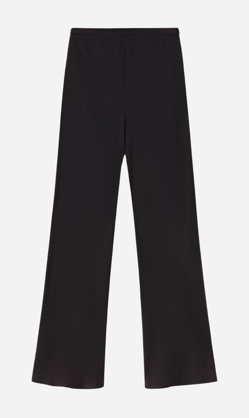 Silk Laundry | Bias Cut Pants - Coral Jaquard