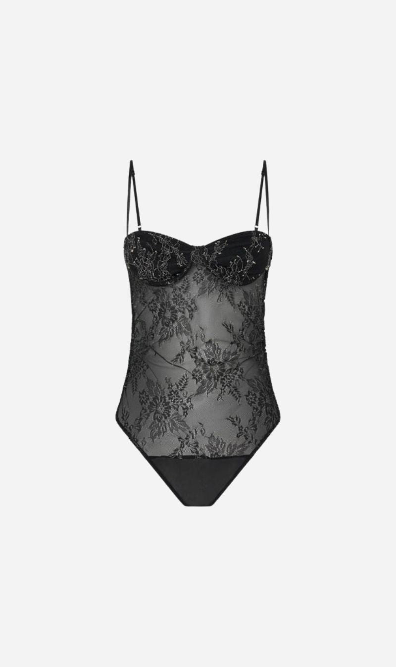 Camilla and Marc | Peregrine Lace Bodysuit - Black