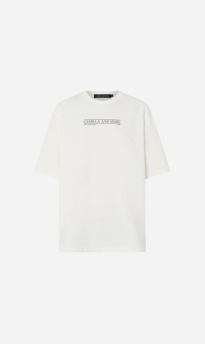 Camilla and Marc | Rigel Logo Tee - Soft White