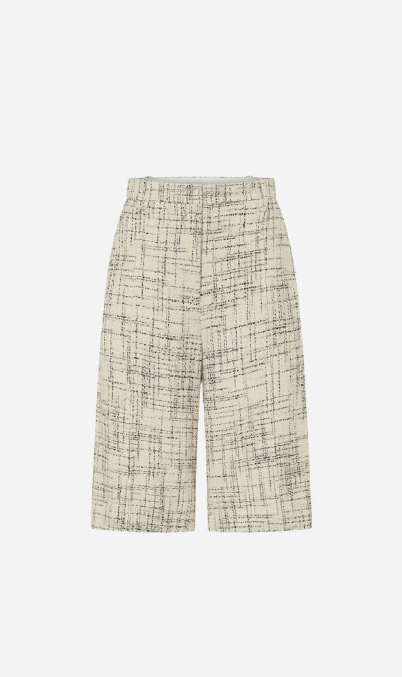 Camilla and Marc | Corvina Short - Cream Cross Hatch