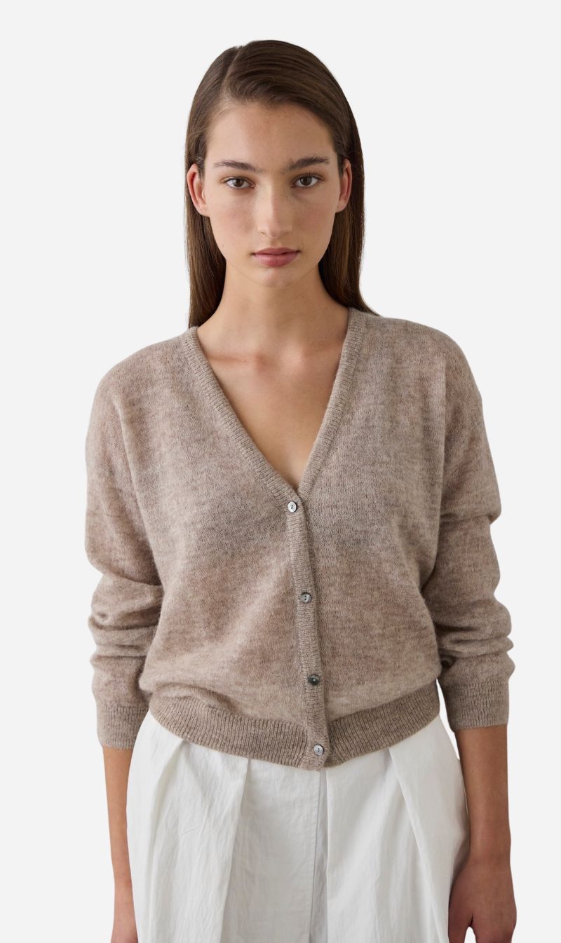 Laing | Fine Alpaca Cardigan - Hazel