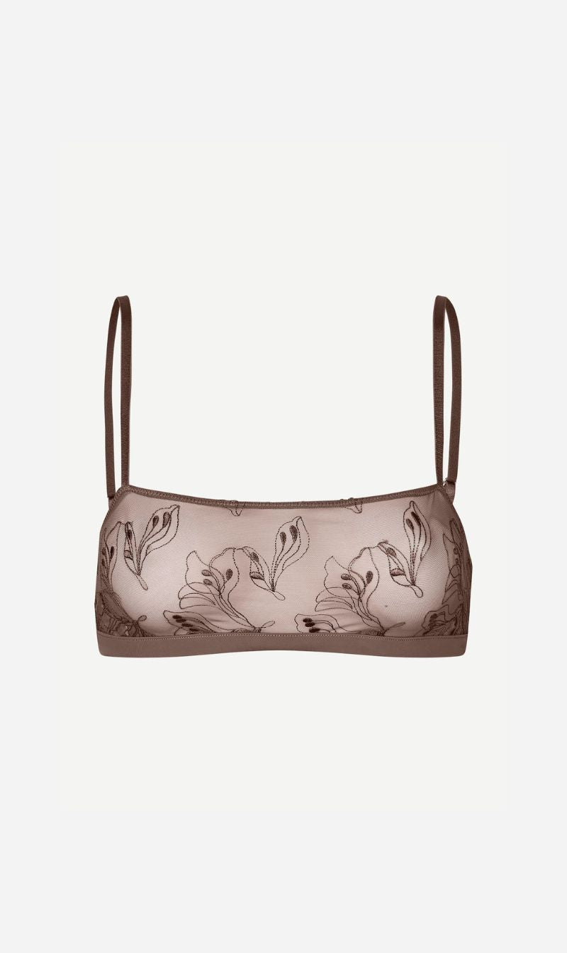 Samsoe Samsoe | Saaudrey Bandeau Bra - French Roast