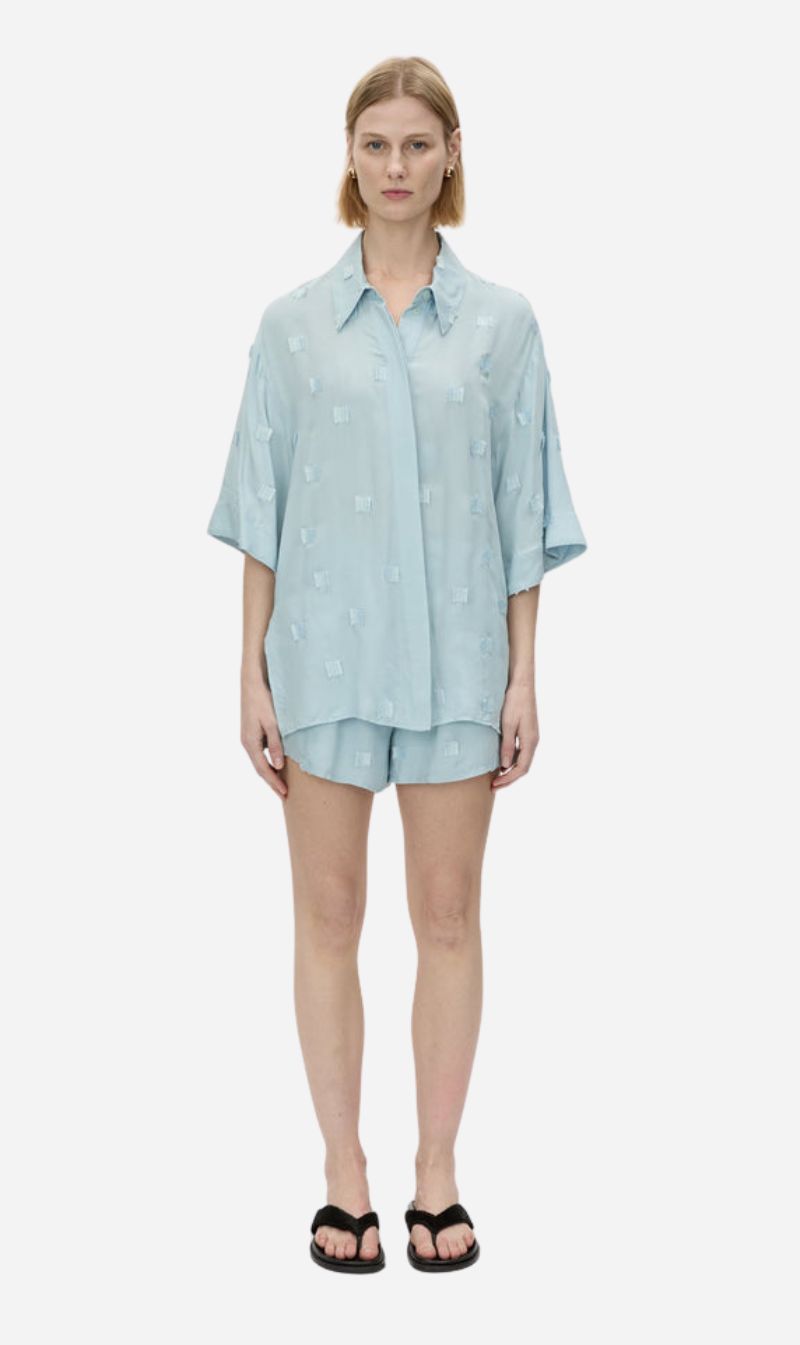 Camilla and Marc | Ottilie 2.0 Short Sleeve - Soft Blue