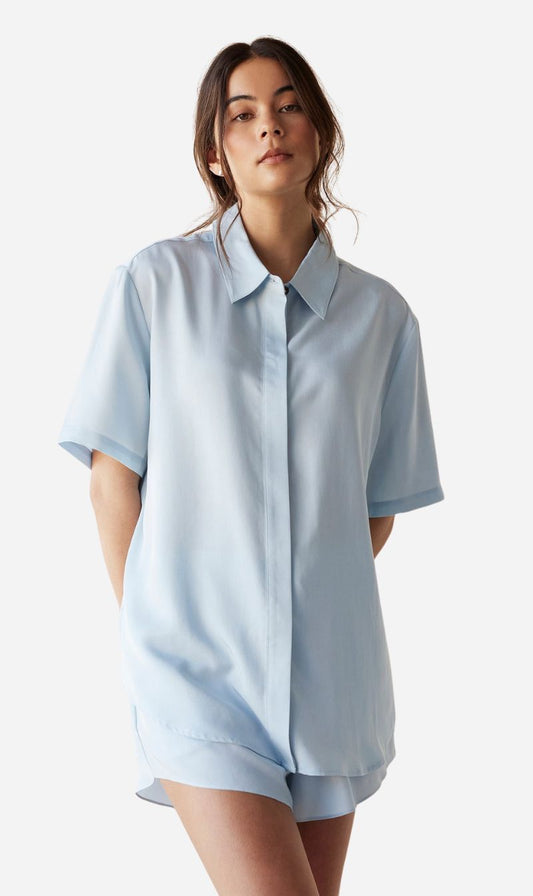 Dear Dylan | Short Sleeve Shirt - Mist