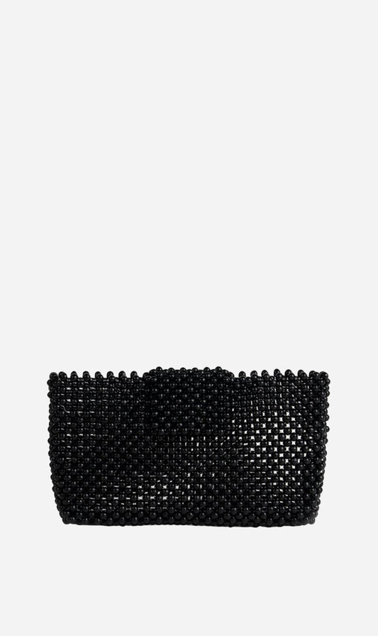 La Tribe | Beaded Clutch - Black