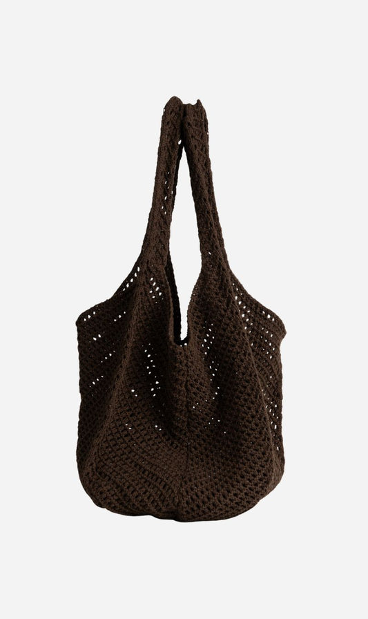 La Tribe | Crochet Tote - Coffee
