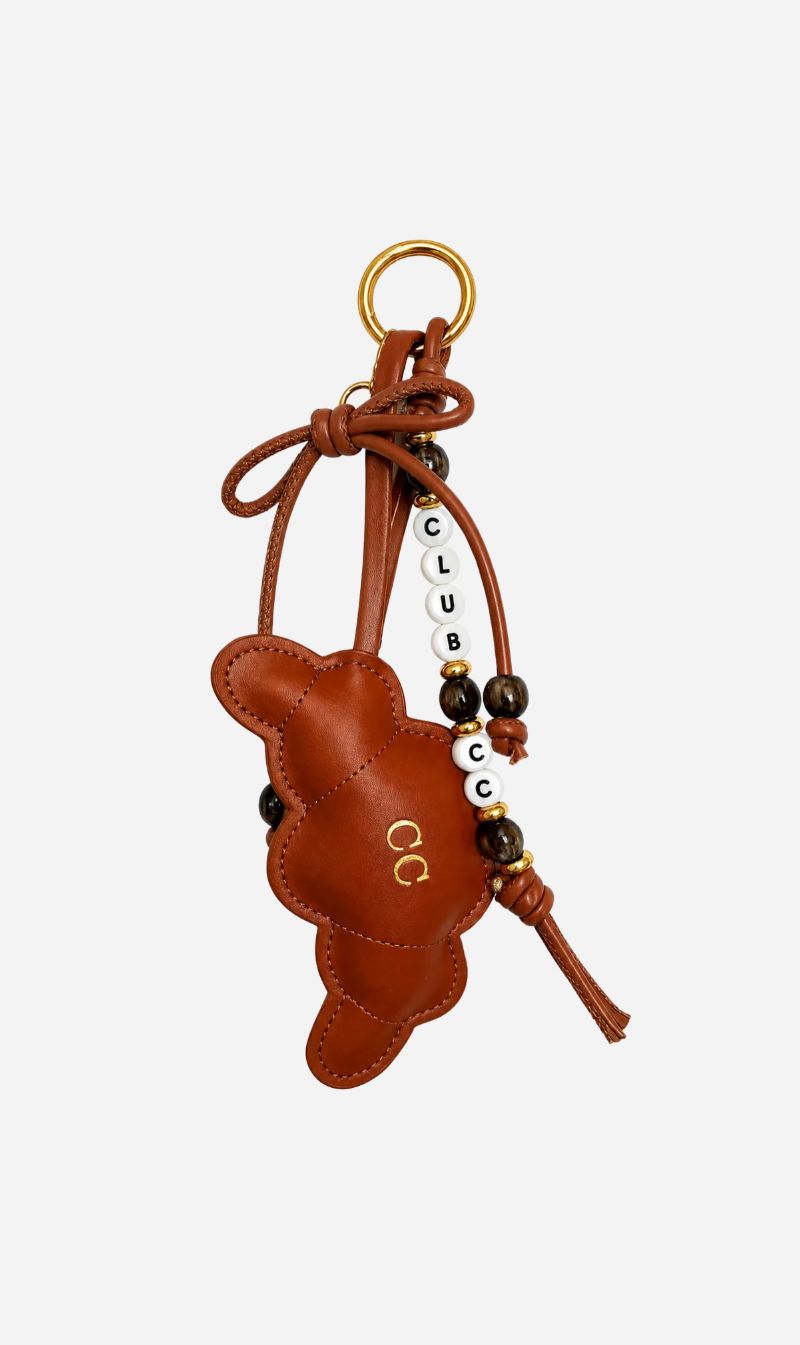 Caitlin Crisp | Club CC Keychain - Tan