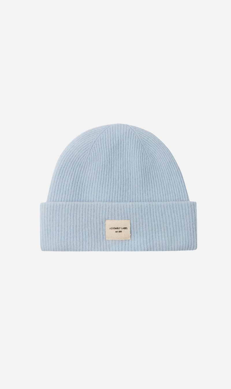 Assembly Label | Wool Rib Beanie - Breeze