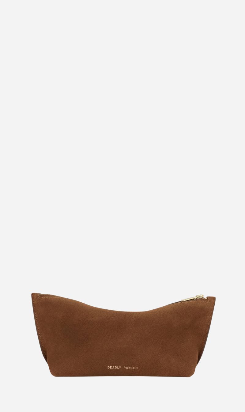 Deadly Ponies | Medium Poucher - Hazel Suede