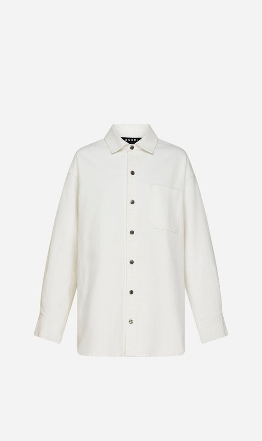 Ksubi | Oversized Ls Shirt - Ecru