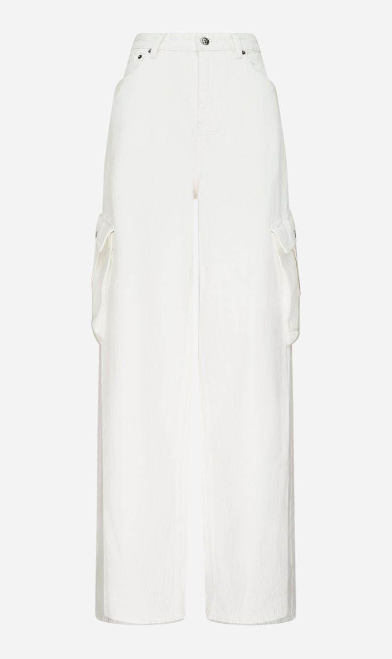 Ksubi | Baggy Jean Cargo - Ecru