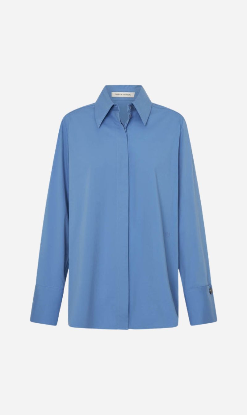 Camilla and Marc | Nave Shirt - Electric Blue