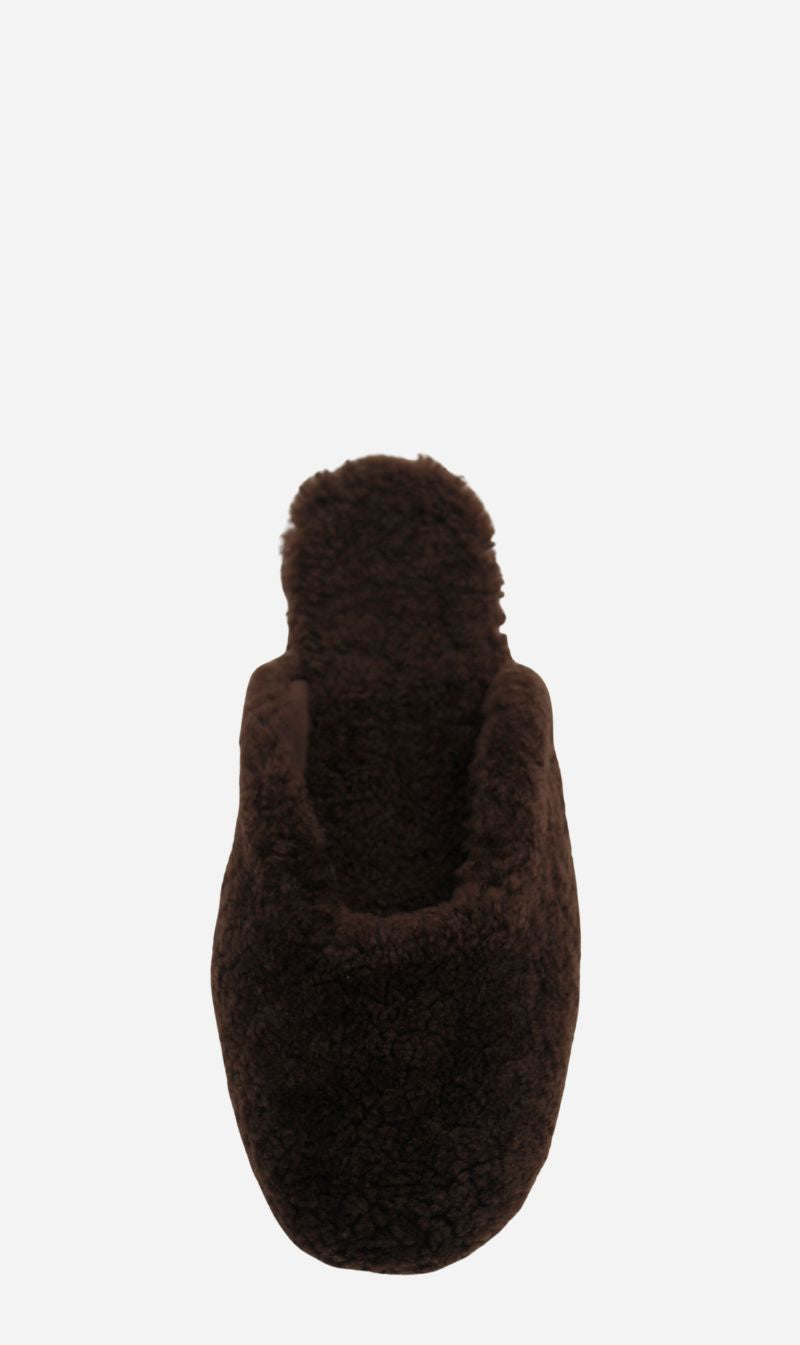 La Tribe | Shearling Slip On - Brown