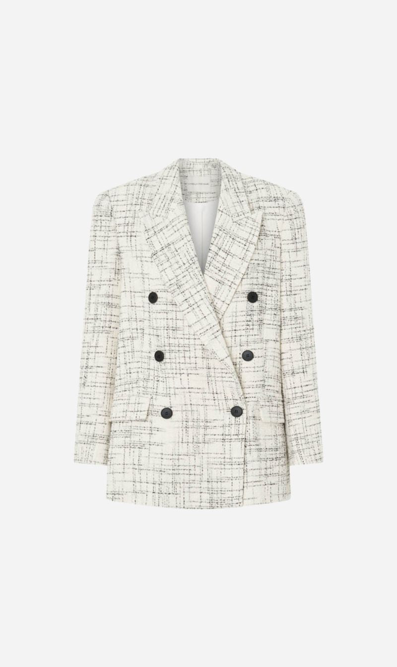 Camilla and Marc | Corvina Jacket - Cream Cross Hatch