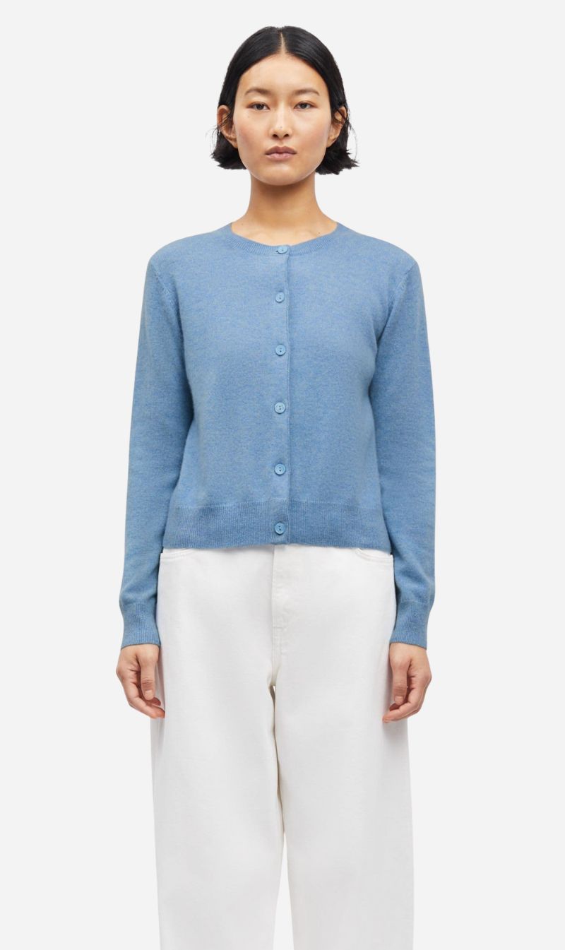 Samsoe Samsoe | Saboston Cardigan - Blue Denim Mel.