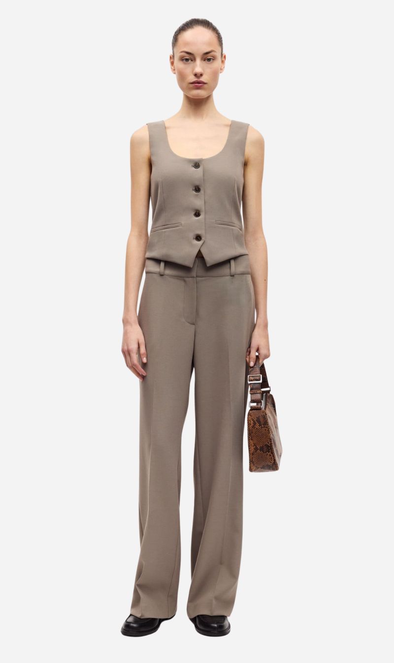 Samsoe Samsoe | Salaney Trousers - Dark Aluminum