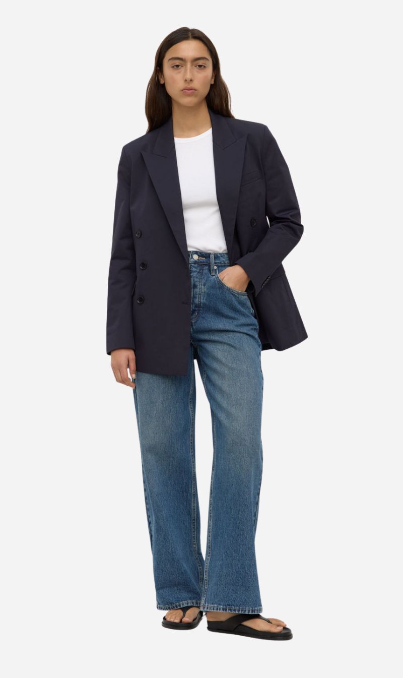 Assembly Label | Ellen Double Breasted Blazer - True Navy