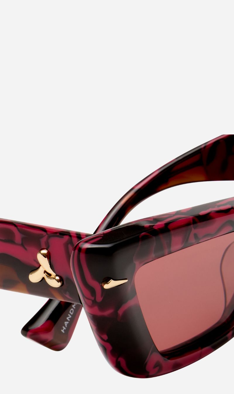 Alemais | Lucia - Burgundy Marble