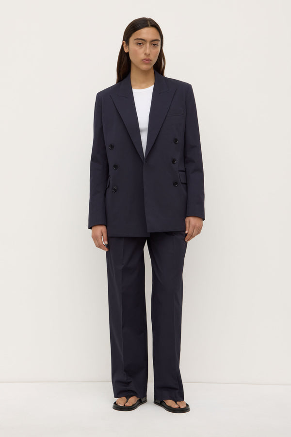 Assembly Label | Ellen Double Breasted Blazer - True Navy