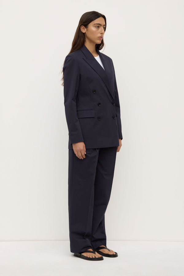Assembly Label | Ellen Double Breasted Blazer - True Navy