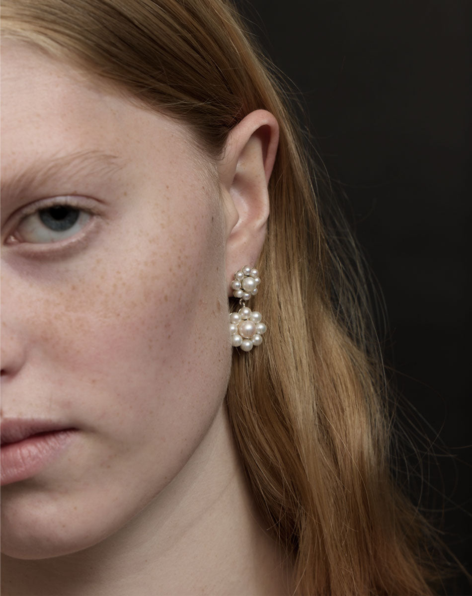 Meadowlark | Emile Double Drop Earrings - Sterling Silver