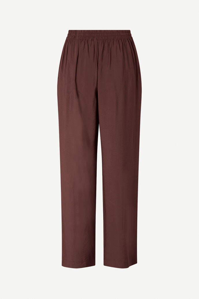 Samsoe Samsoe | Sahelena Trousers - Brown Stone
