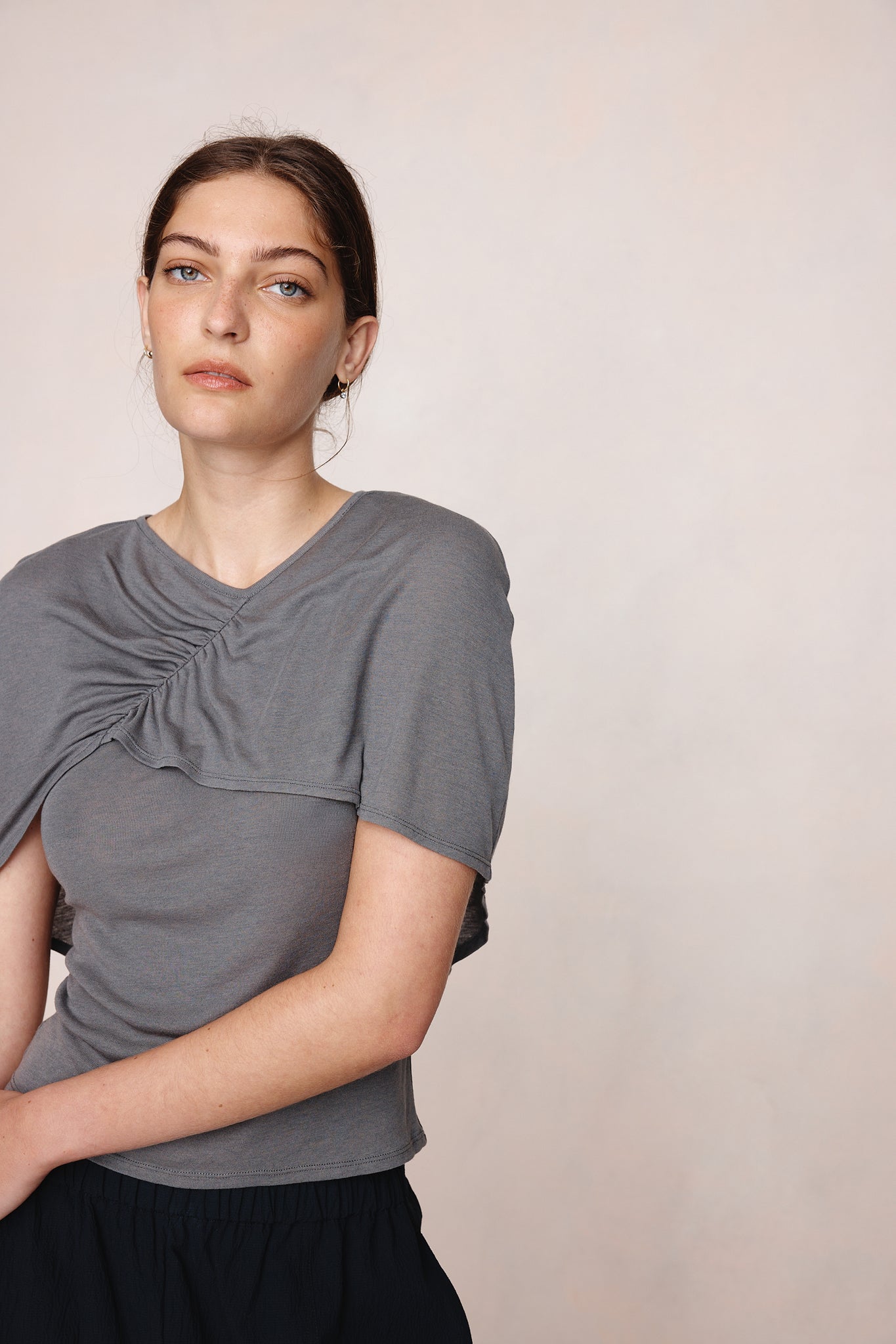 Marle | Ferrago Top - Charcoal