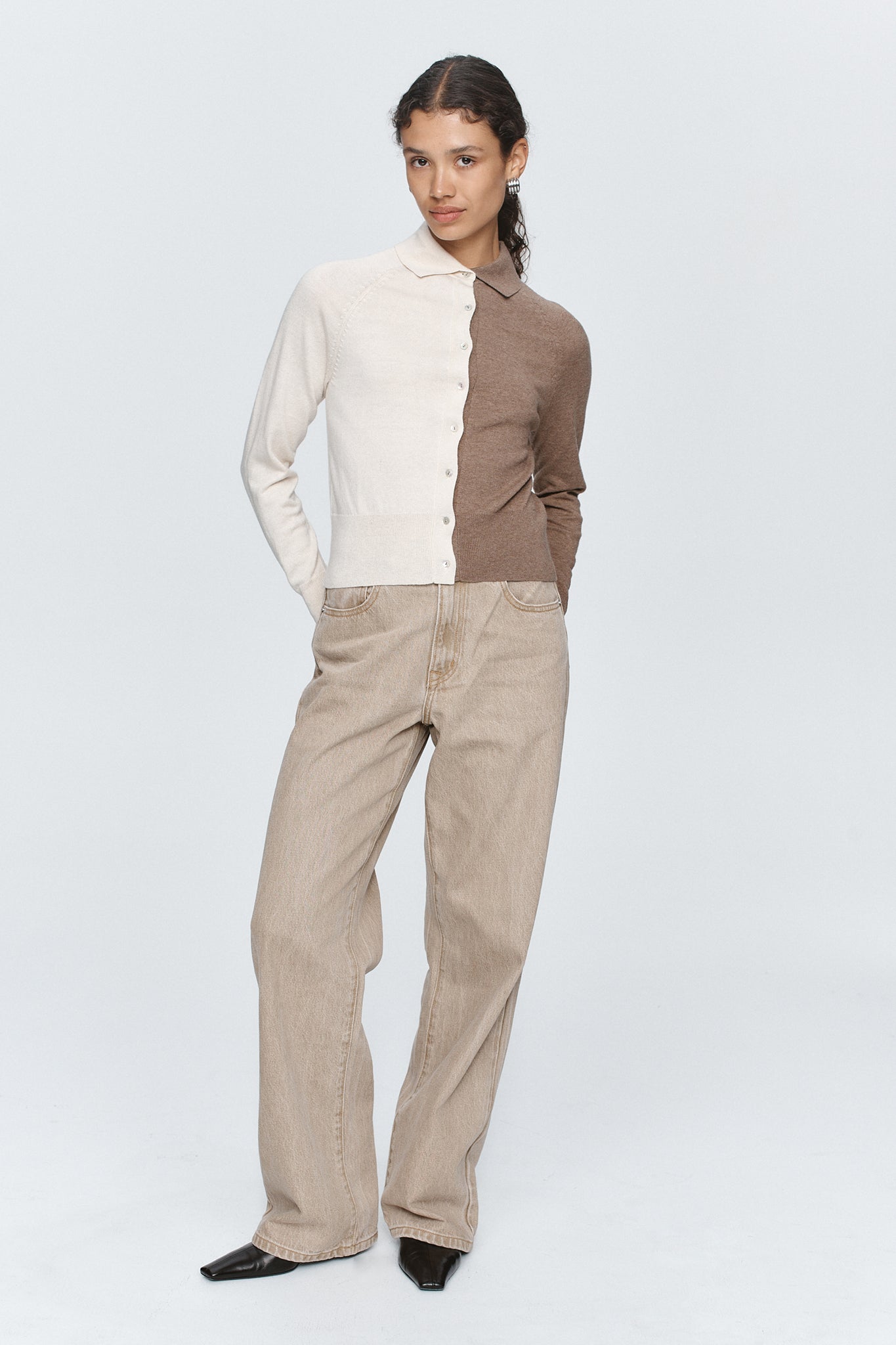 Marle | Foundations Cardigan - Ivory/Doe