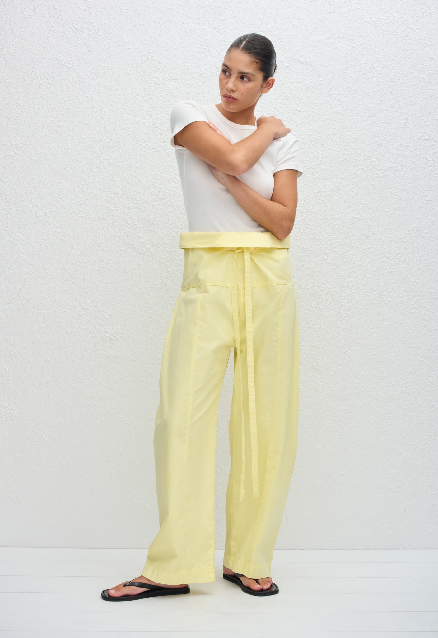 Matteau | Fisherman Drawcord Pant - Lemon