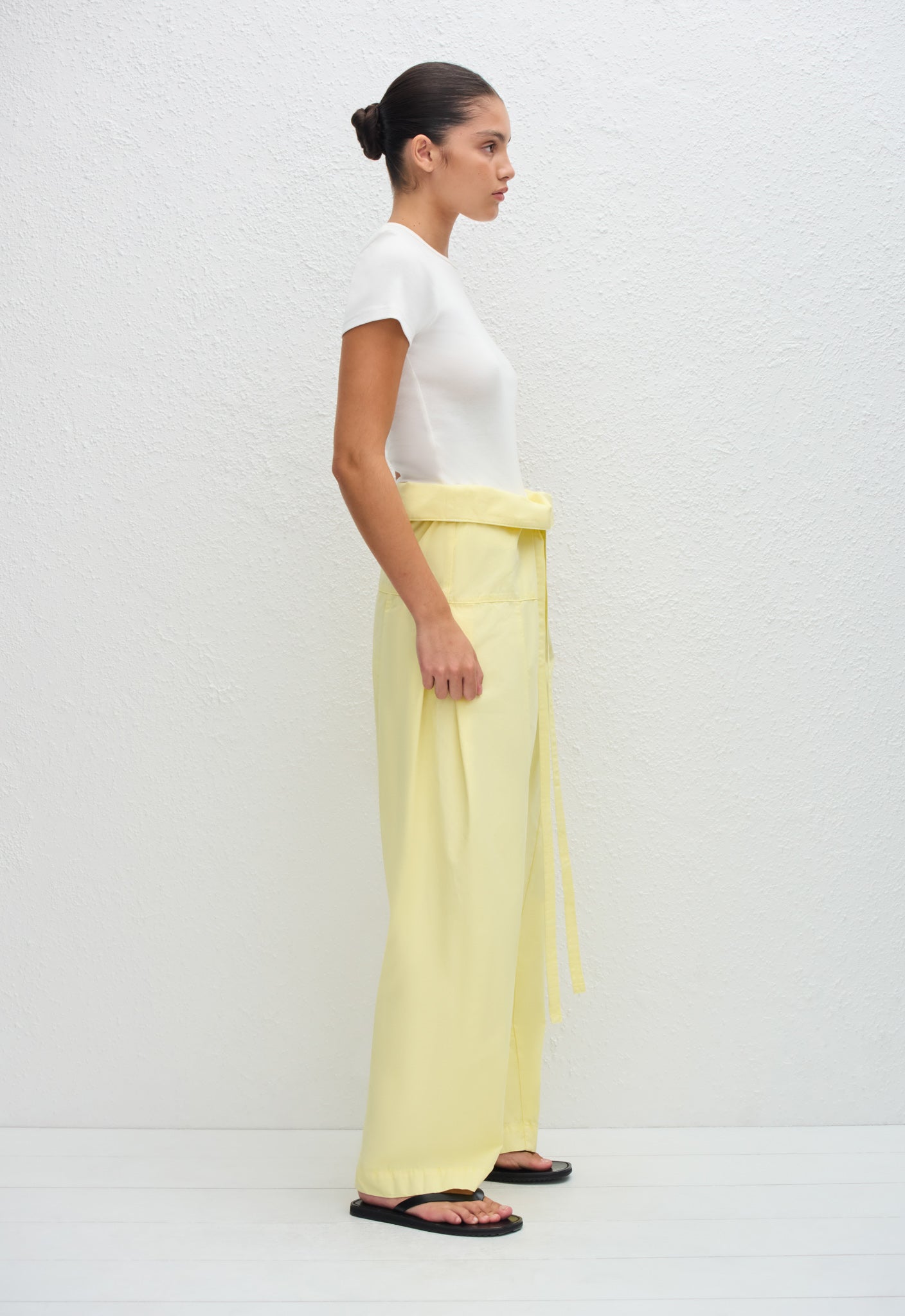 Matteau | Fisherman Drawcord Pant - Lemon