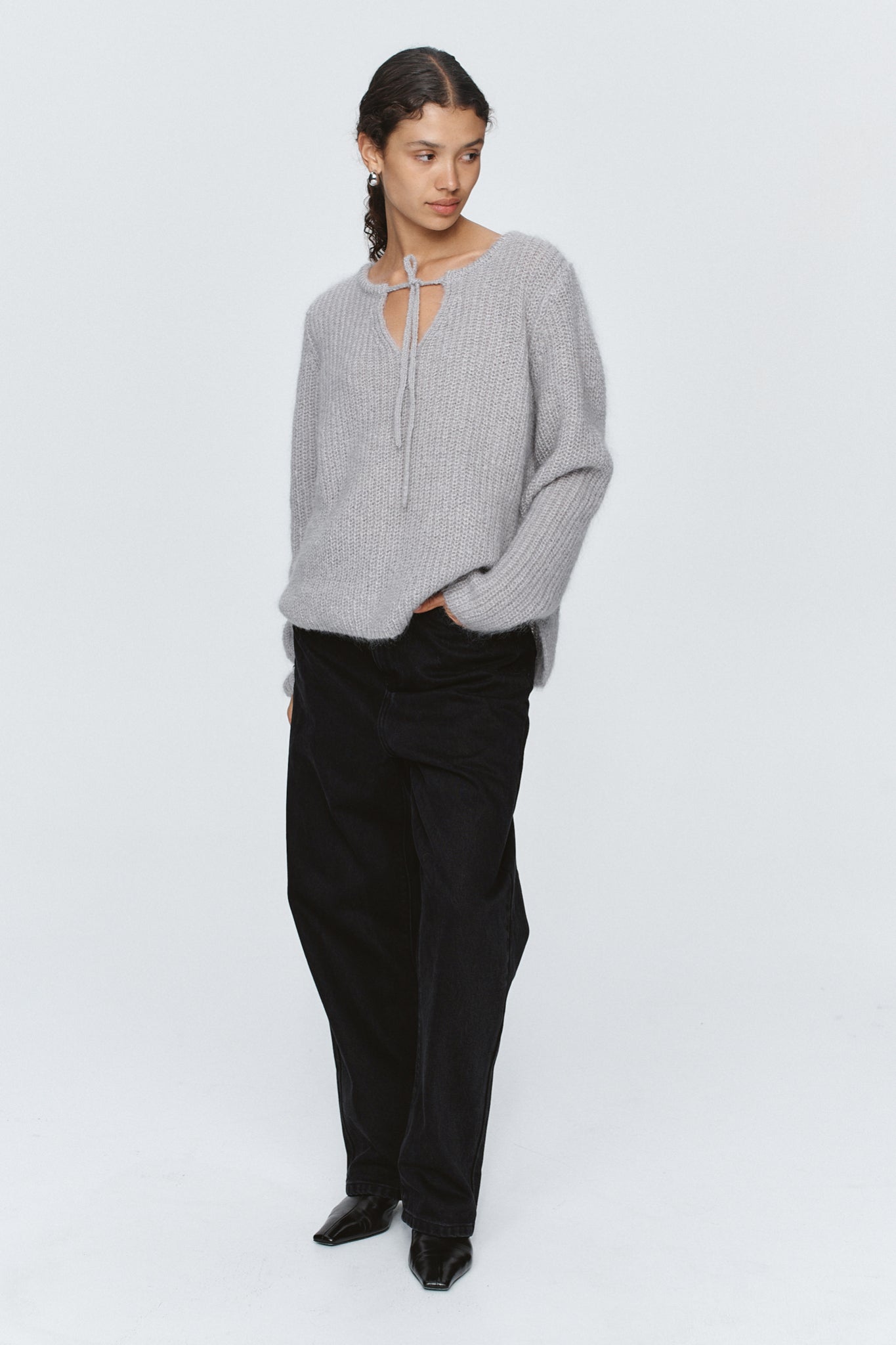 Marle | Gabrielle Jumper - Cygnet