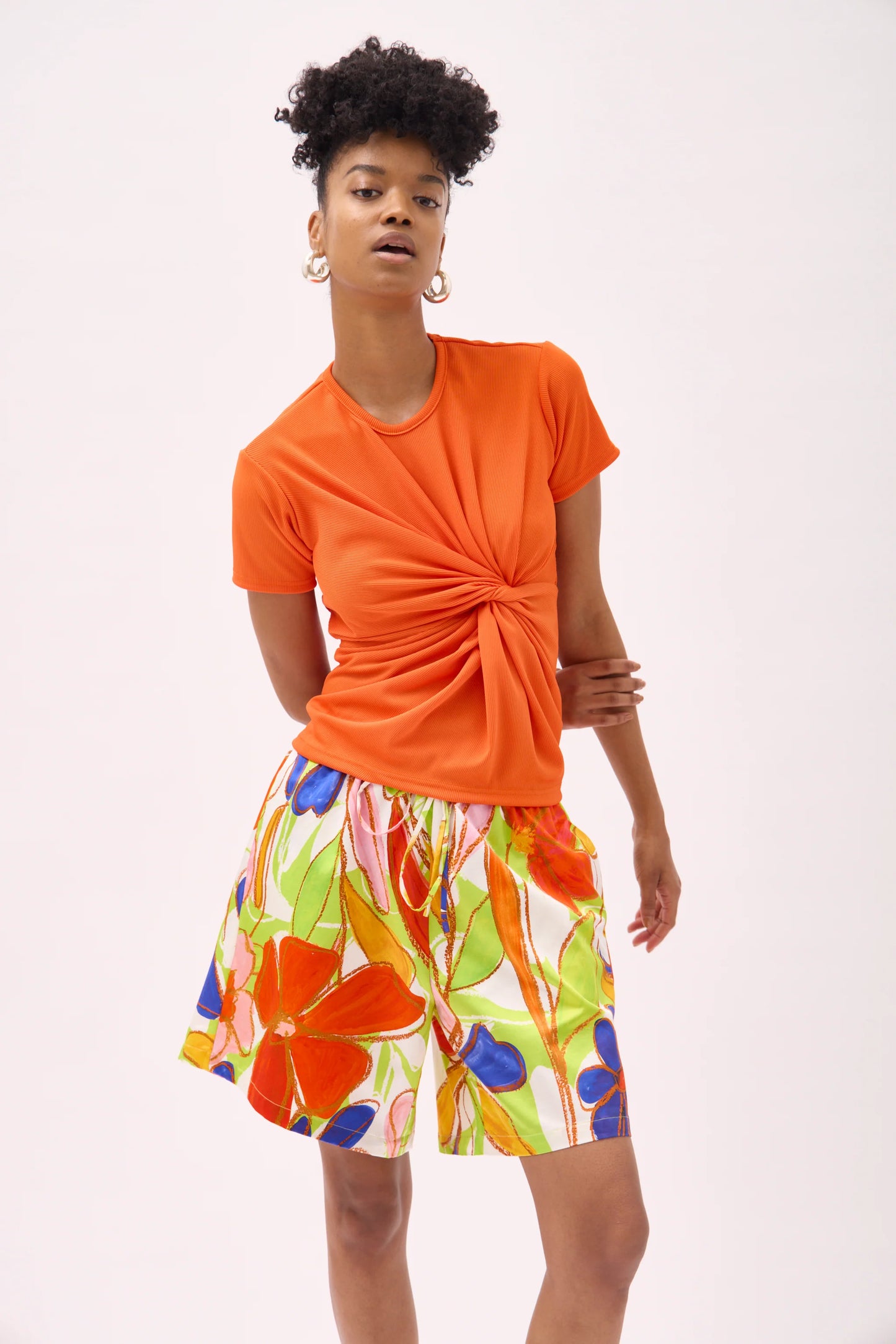Gary Bigeni | Patrick Twist Top - Orange